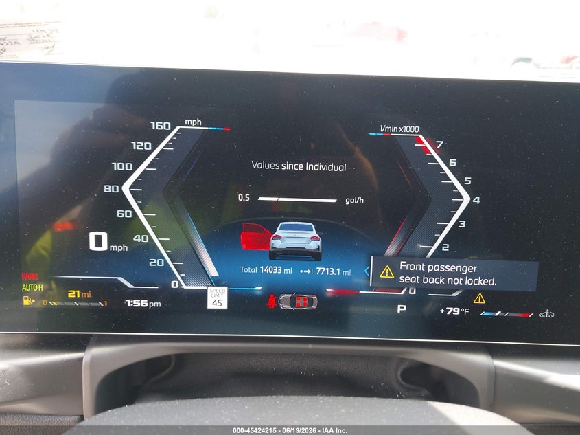 2025 BMW M240 I VIN: 3MW43CM05S8F24979 Lot: 45424215