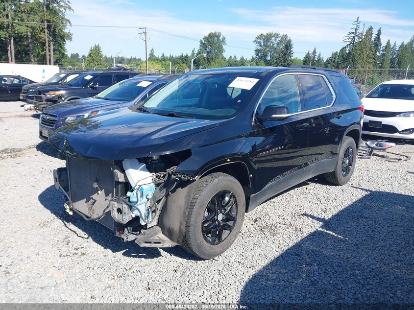 2020 Chevrolet Traverse Awd Lt Cloth, Front End, IAAI, VIN 1GNEVGKW2LJ329581 — photo 2