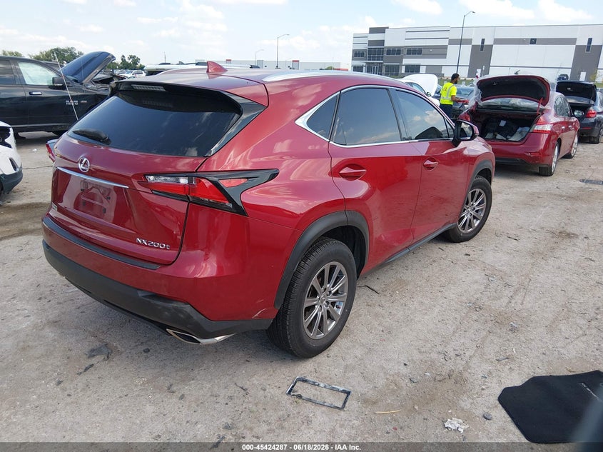 Vin: jtjyarbz4h2078584, lot: 45922342, lexus nx 200t 20174