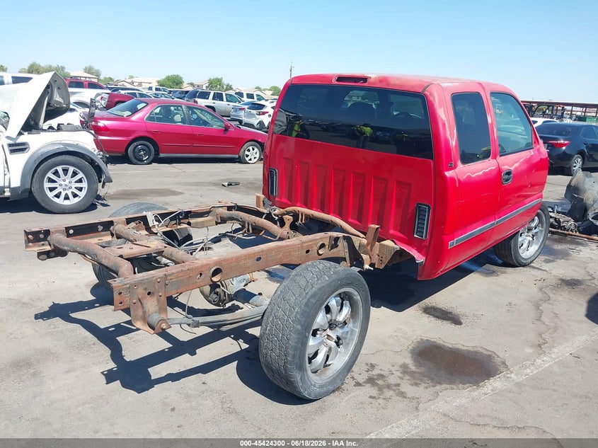 2001 GMC SIERRA VIN 1GTEK19T91Z230927 nuotrauka 4