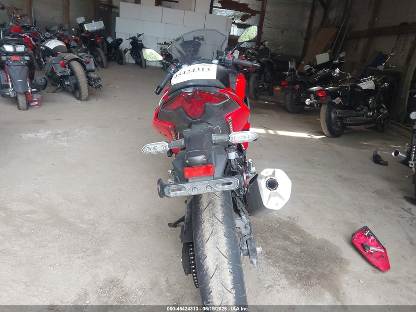 2025 Kawasaki Ex500 A/B VIN: ML5EXGJ10SDA69538 Lot: 45424313