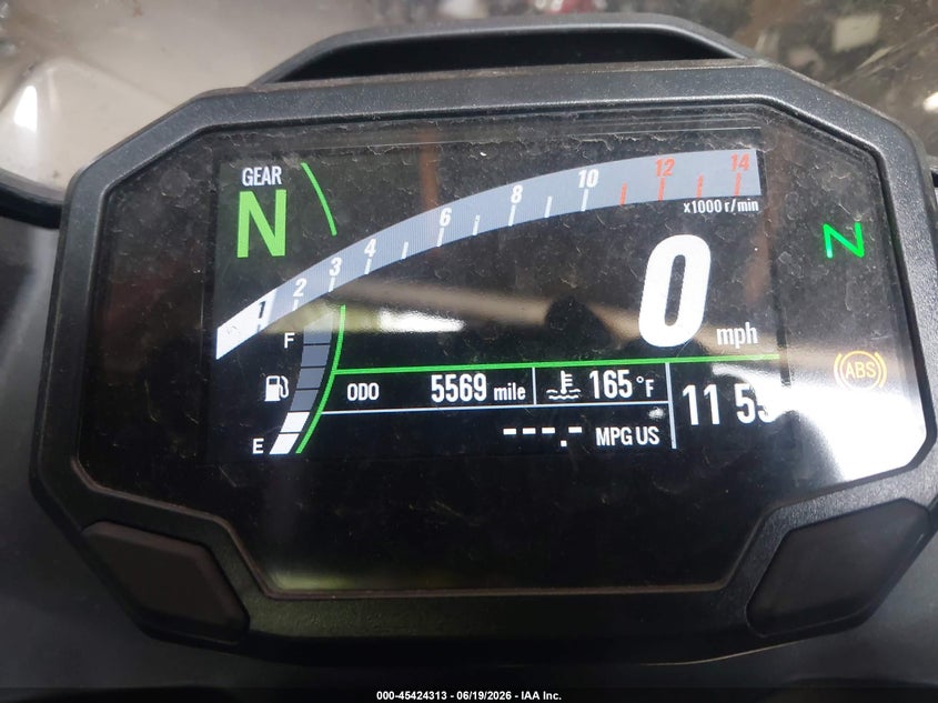 2025 Kawasaki Ex500 A/B VIN: ML5EXGJ10SDA69538 Lot: 45424313