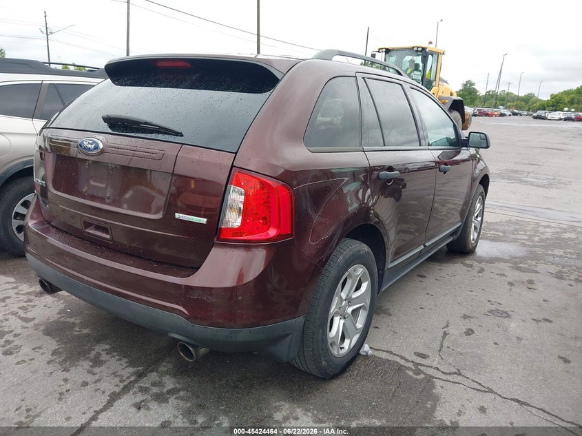 Vin: 2fmdk3g9xcba36651, lot: 45922519, ford edge se 20124
