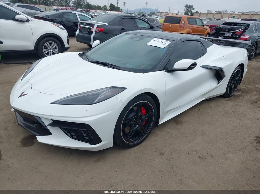 Vin: 1g1yc3d46r5102498, lot: 45922525, chevrolet corvette stingray rwd  3lt 20242