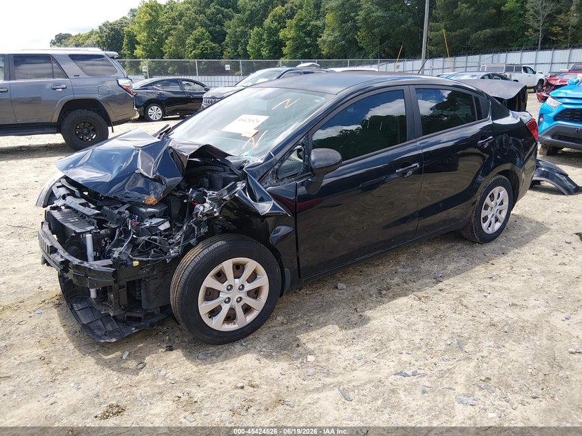 2014 Kia Rio Lx KNADM4A33E6349760 photo 1