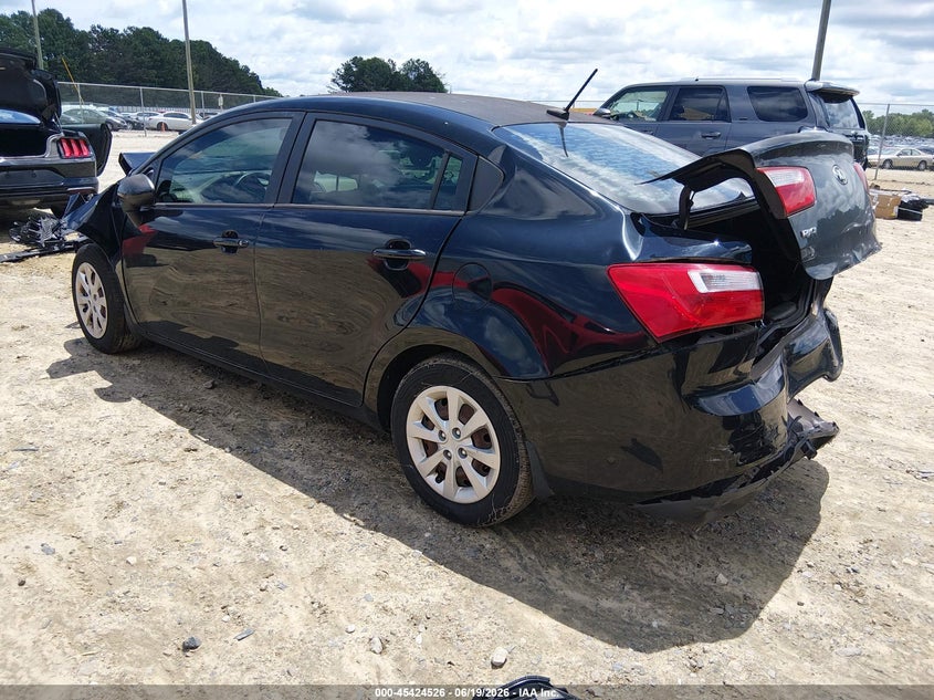 Vin: knadm4a33e6349760, lot: 45922581, kia rio lx 20143