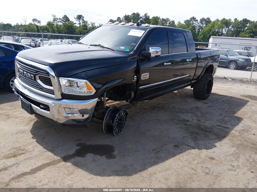 Vin: 3c6ur5pl9jg135146, lot: 45922646, ram 2500 longhorn  4x4 6'4 box 20182