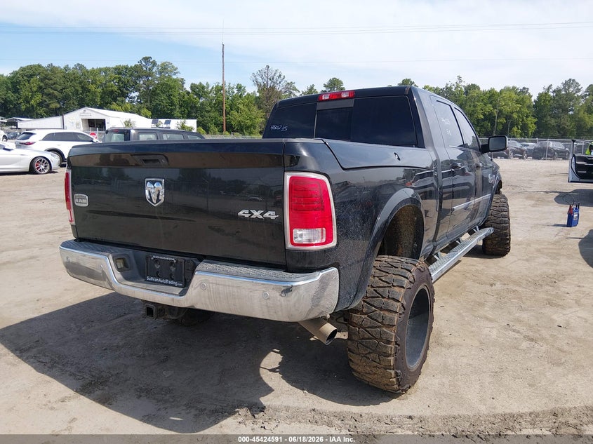 Vin: 3c6ur5pl9jg135146, lot: 45922646, ram 2500 longhorn  4x4 6'4 box 20184
