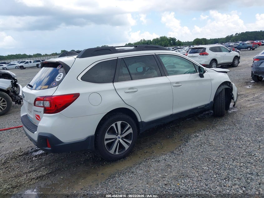 Vin: 4s4bsanc3j3296543, lot: 45922671, subaru outback 2.5i limited 20184
