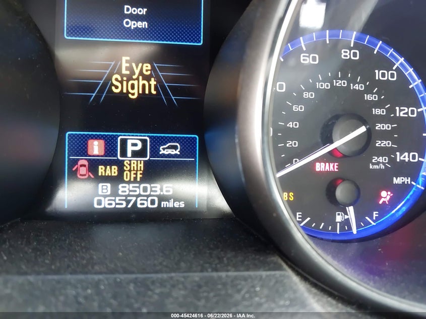 2018 SUBARU OUTBACK auction photo 7