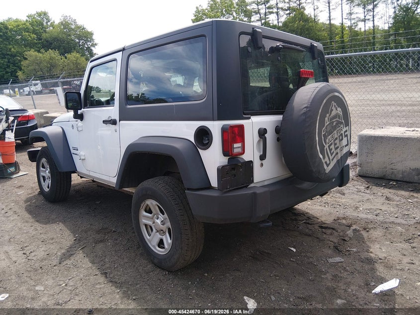 2013 JEEP WRANGLER auction photo 3