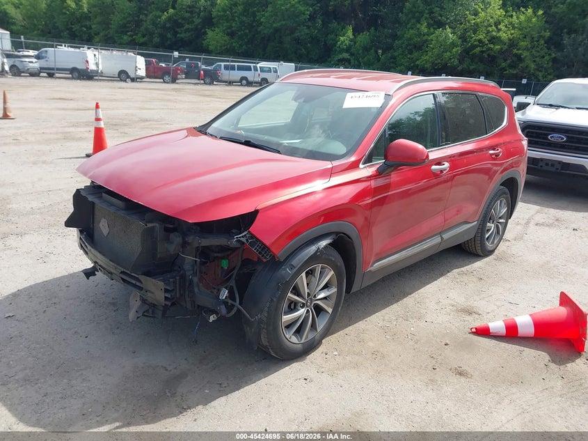 VIN 5NMS3CAD3KH063776 2019 HYUNDAI SANTA FE SEL PLUS