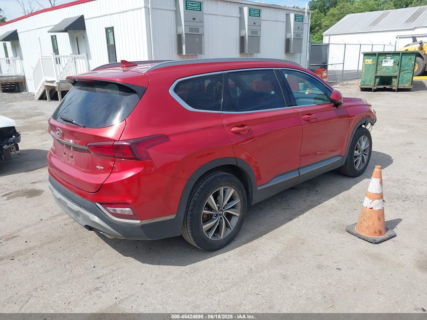VIN 5NMS3CAD3KH063776 2019 HYUNDAI SANTA FE SEL PLUS