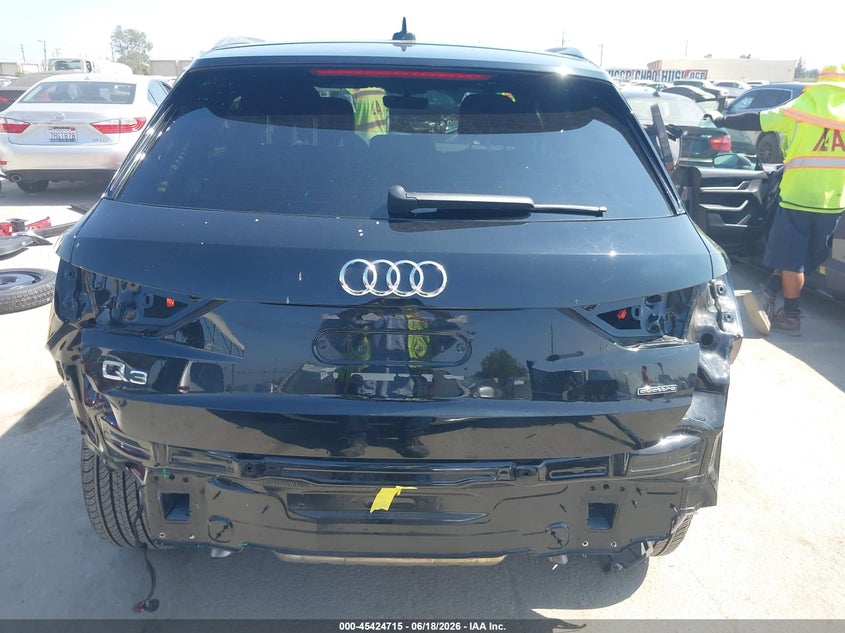 2024 Audi Q3 Premium Plus 45 Tfsi S Line Quattro Tiptronic VIN: WA1EECF3XR1203182 Lot: 45424715