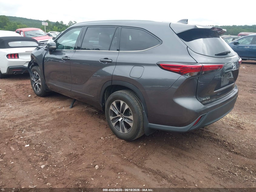 Vin: 5tdgarah6ns514671, lot: 45922890, toyota highlander hybrid xle 20223
