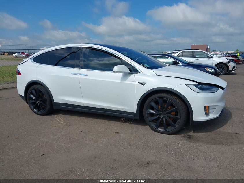 2021 Tesla Model X Long Range Dual Motor All-Wheel Drive/Long Range Plus Dual Motor All-Wheel Drive VIN: 5YJXCBE23MF321291 Lot: 45424836