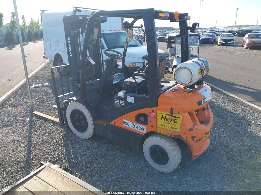 2022 DOOSAN G25E-7DF FORKLIFT(VIN: 000FGA1M133001162