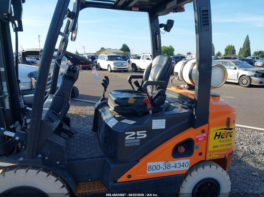 2022 DOOSAN G25E-7DF FORKLIFT(VIN: 000FGA1M133001162