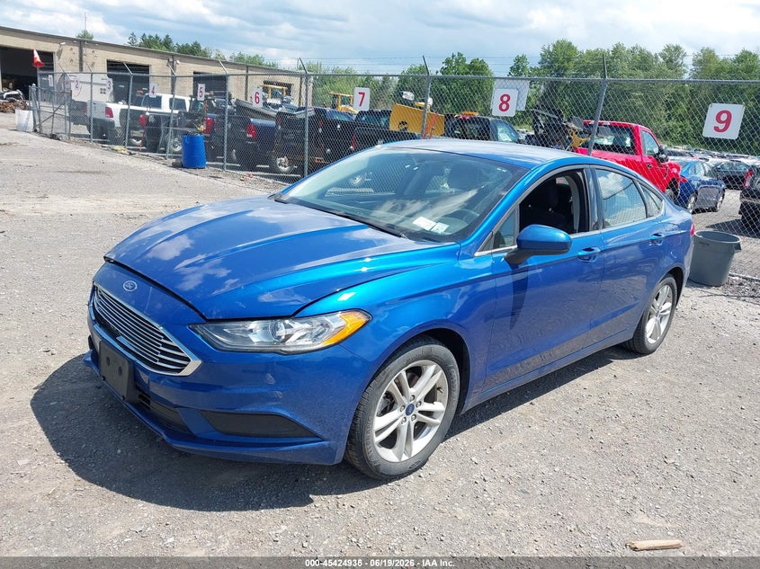 2018 Ford Fusion Se 3FA6P0HD3JR275768 photo 1
