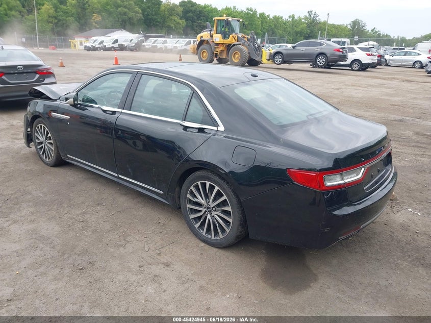 Vin: 1ln6l9sk9h5609537, lot: 45923000, lincoln continental select 20173