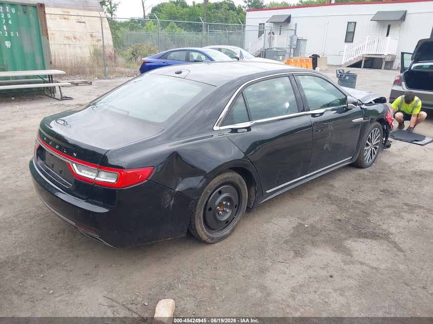 Vin: 1ln6l9sk9h5609537, lot: 45923000, lincoln continental select 20174