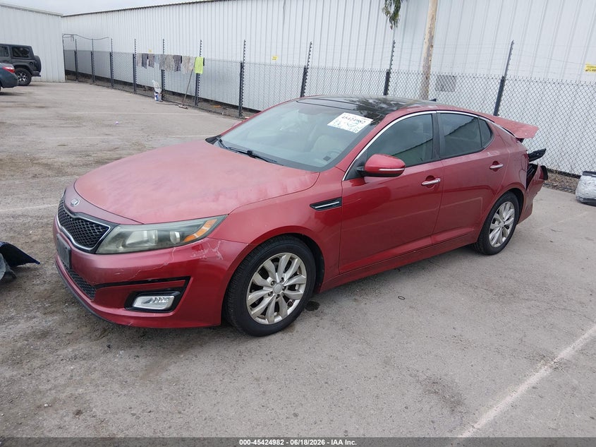 Vin: 5xxgn4a75eg307396, lot: 45923037, kia optima ex 20142