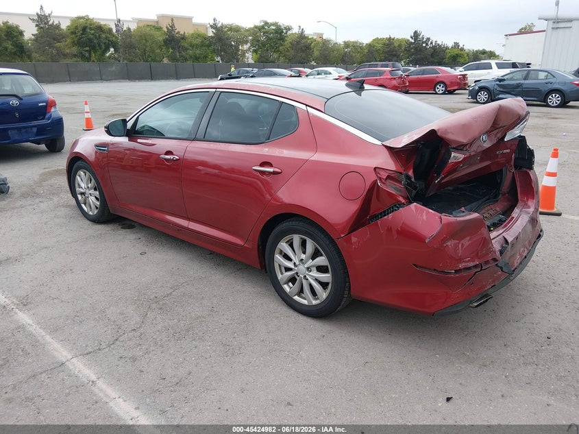 Vin: 5xxgn4a75eg307396, lot: 45923037, kia optima ex 20143