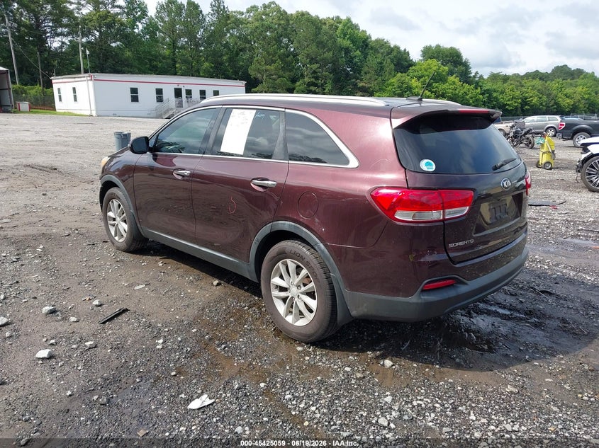 2016 KIA SORENTO auction photo 3