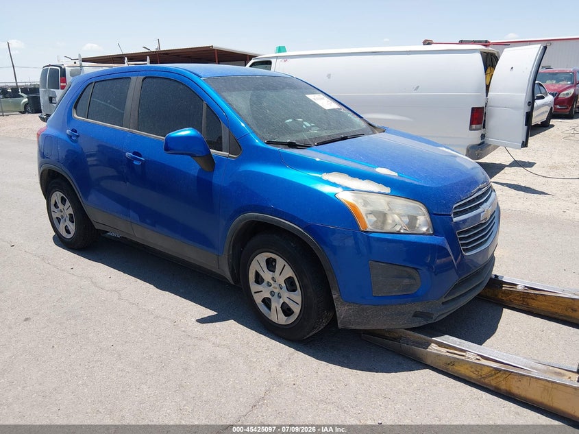 Vin: kl7cjksb9gb762260, lot: 45923152, chevrolet trax ls 20161