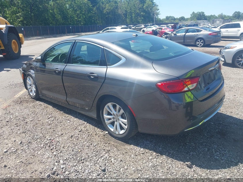 Vin: 1c3cccab1fn532167, lot: 45923153, chrysler 200 limited 20153