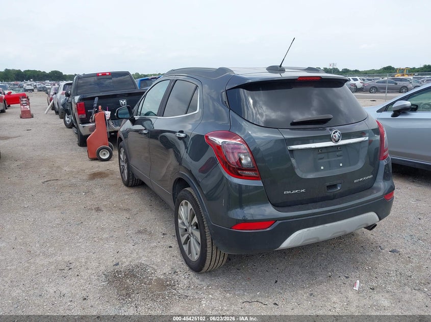 Vin: kl4cjasb1hb004762, lot: 45923157, buick encore preferred 20173