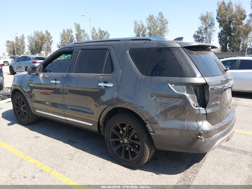 Vin: 1fm5k7f85gga36544, lot: 45923164, ford explorer limited 20163