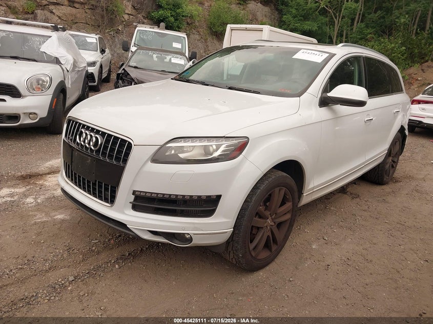Vin: wa1lmafe8fd027503, lot: 45923166, audi q7 3.0 tdi premium 20152