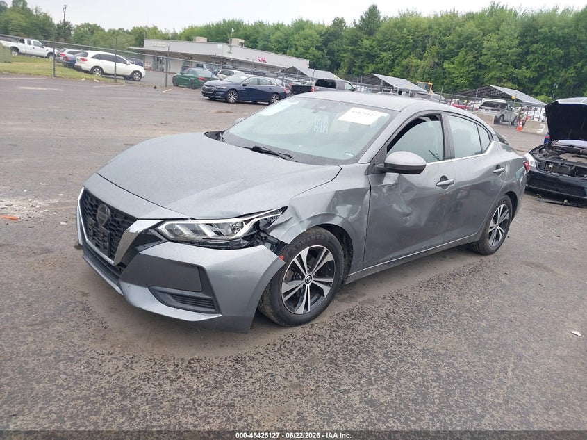 2021 Nissan Sentra Sv Xtronic Cvt 3N1AB8CV3MY236466 photo 1