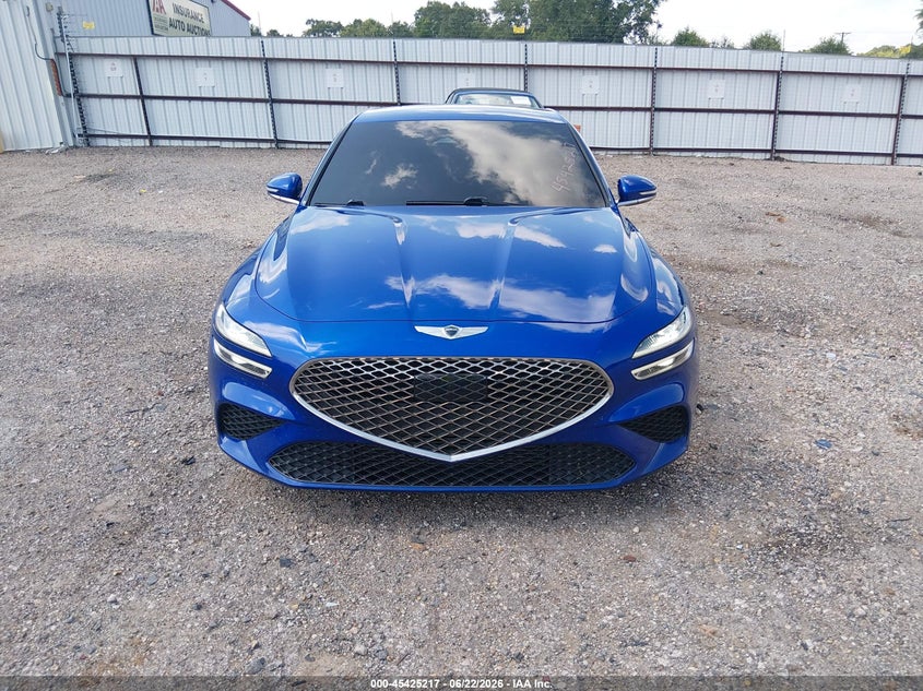 2022 Genesis G70 2.0T Rwd VIN: KMTG34TA8NU094566 Lot: 45425217