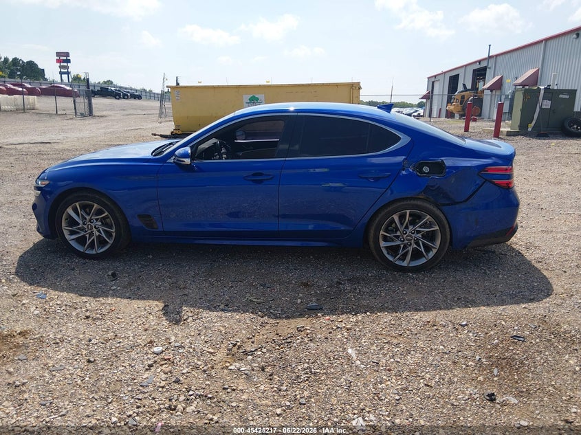 2022 Genesis G70 2.0T Rwd VIN: KMTG34TA8NU094566 Lot: 45425217