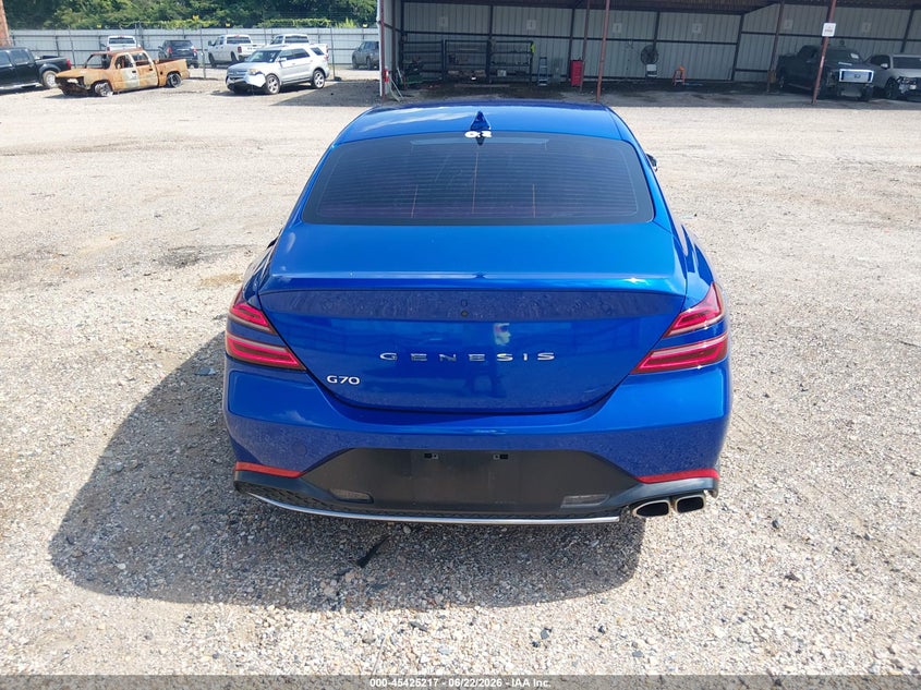 2022 Genesis G70 2.0T Rwd VIN: KMTG34TA8NU094566 Lot: 45425217