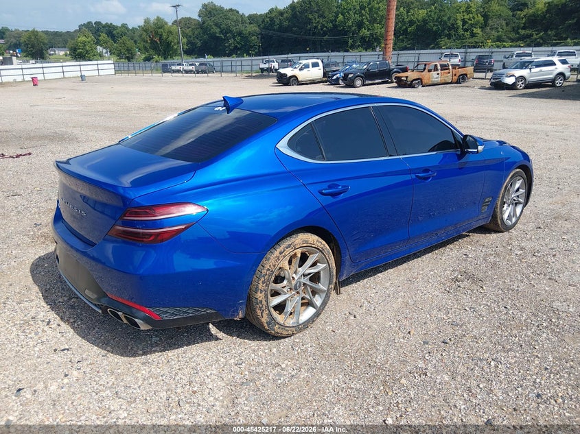 Vin: kmtg34ta8nu094566, lot: 45923272, genesis g70 2.0t rwd 20224