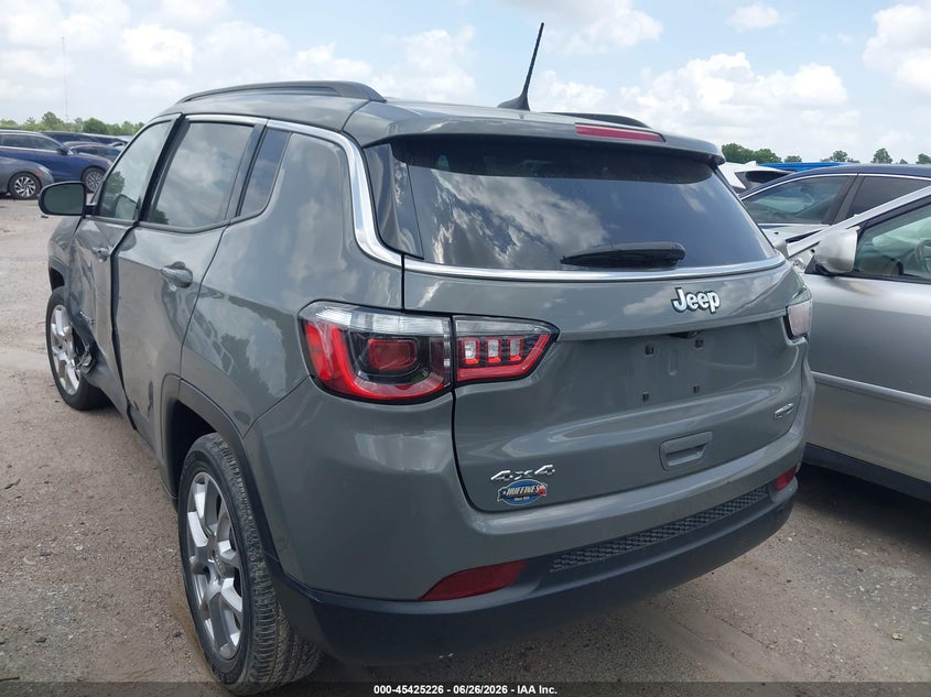 Vin: 3c4njdfn8pt524264, lot: 45923280, jeep compass latitude lux fwd 20233
