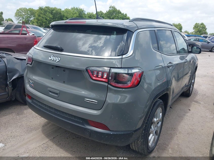 Vin: 3c4njdfn8pt524264, lot: 45923280, jeep compass latitude lux fwd 20234