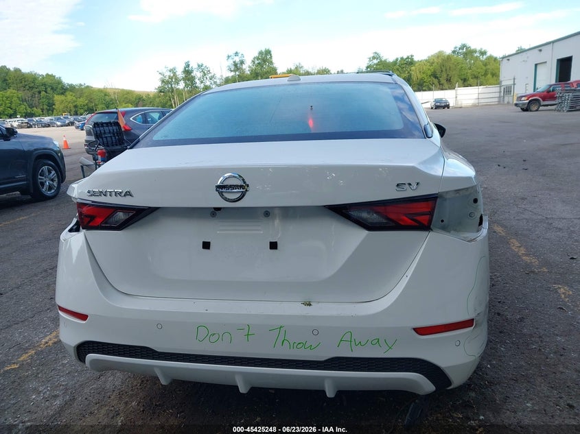 NISSAN SENTRA 2023 VIN 3N1AB8CV7PY301159