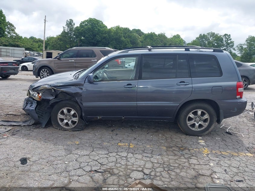 2005 TOYOTA HIGHLANDER SPORT UTILITY VEHICLE 3.3L V-6 DOHC, VVT, 230HP