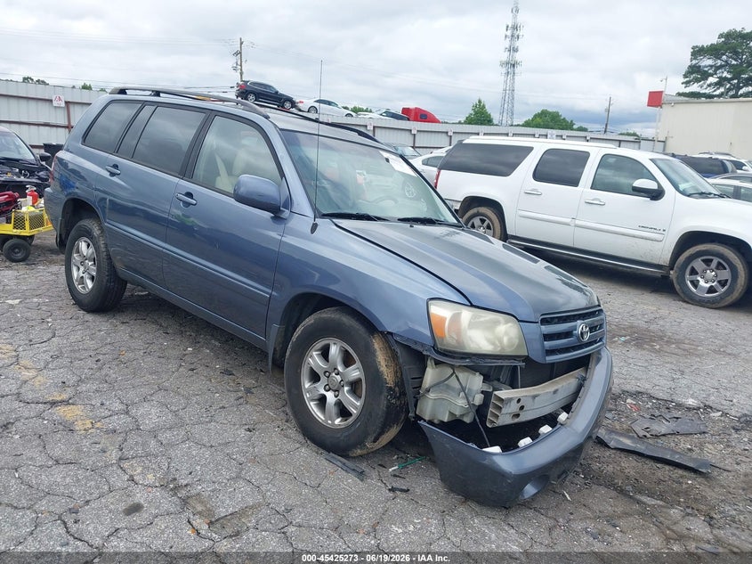 2005 TOYOTA HIGHLANDER SPORT UTILITY VEHICLE 3.3L V-6 DOHC, VVT, 230HP