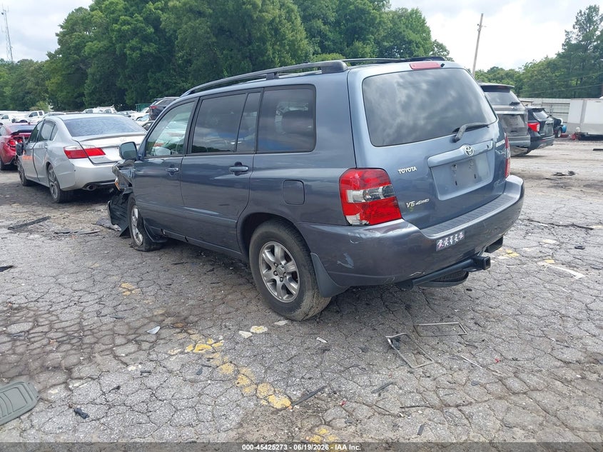 2005 TOYOTA HIGHLANDER SPORT UTILITY VEHICLE 3.3L V-6 DOHC, VVT, 230HP