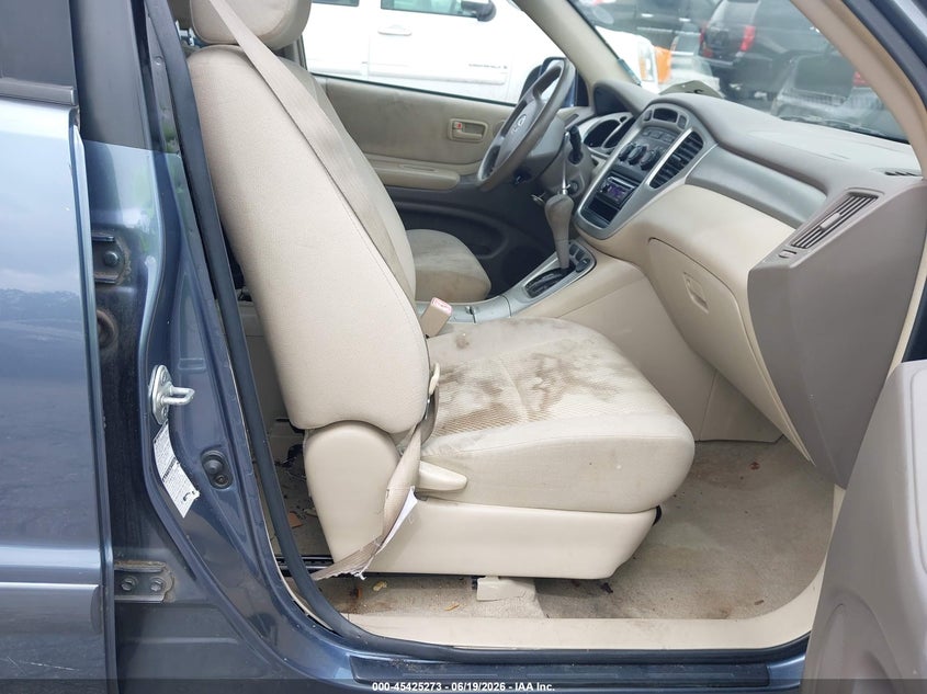 2005 TOYOTA HIGHLANDER SPORT UTILITY VEHICLE 3.3L V-6 DOHC, VVT, 230HP
