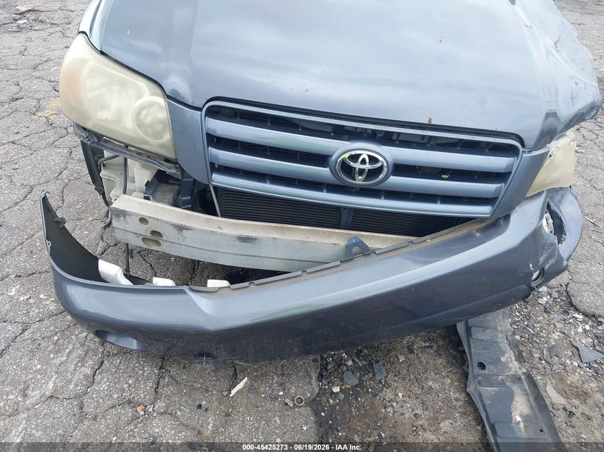 2005 TOYOTA HIGHLANDER SPORT UTILITY VEHICLE 3.3L V-6 DOHC, VVT, 230HP