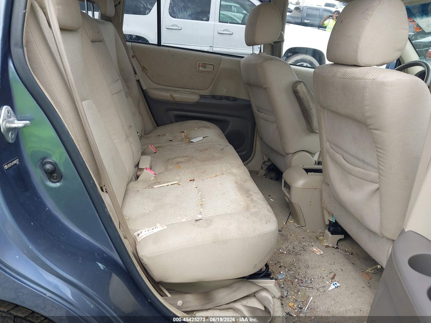2005 TOYOTA HIGHLANDER SPORT UTILITY VEHICLE 3.3L V-6 DOHC, VVT, 230HP