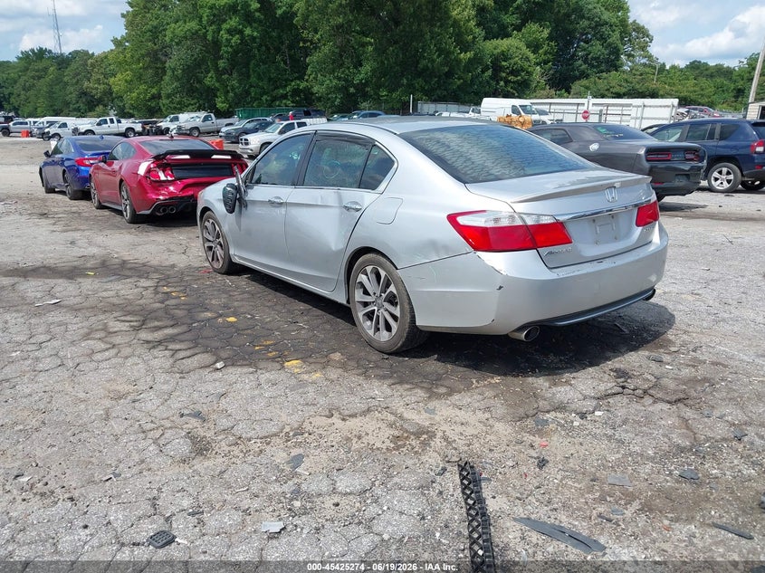 2013 HONDA ACCORD auction photo 3