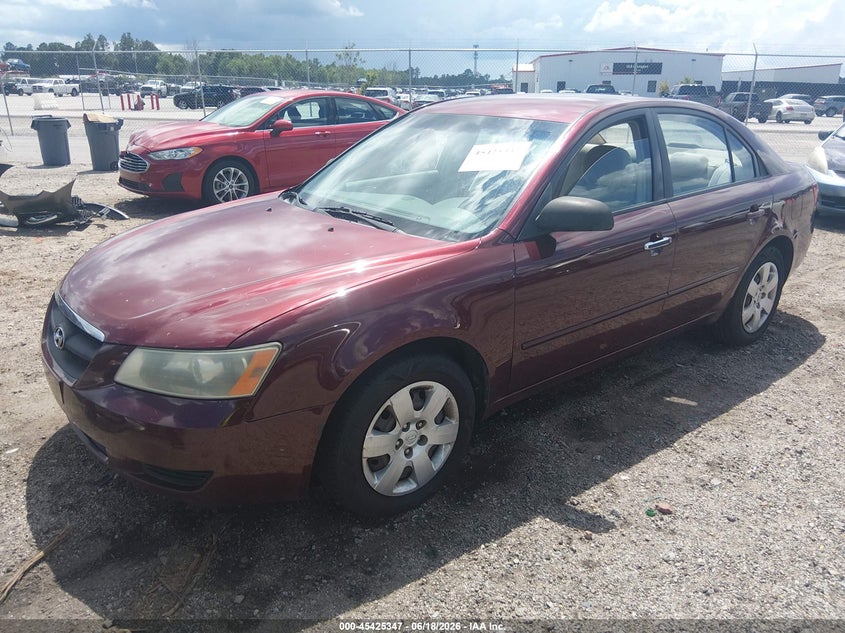 5NPET46C28H354591 2008 Hyundai Sonata Gls photo 1