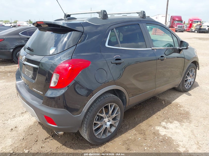 Vin: kl4cj1smxgb732502, lot: 45923405, buick encore sport touring 20164